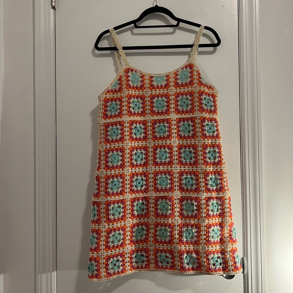 Crochet mini dress by AQUA